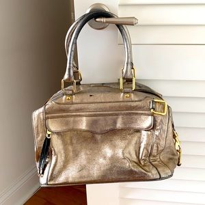 Rebecca Minkoff vintage Matinee bag metallic gold